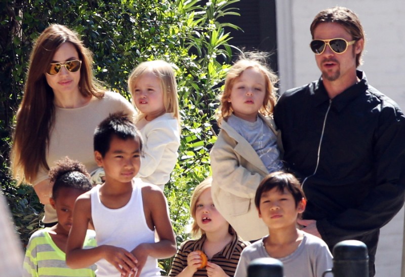 Angelina Jolie Family 2013_