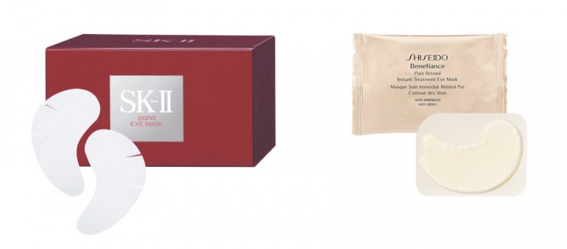 SK-II Signs Eye Mask e Shiseido Benefiance Pure Retinol Instant Treatment Eye Mask