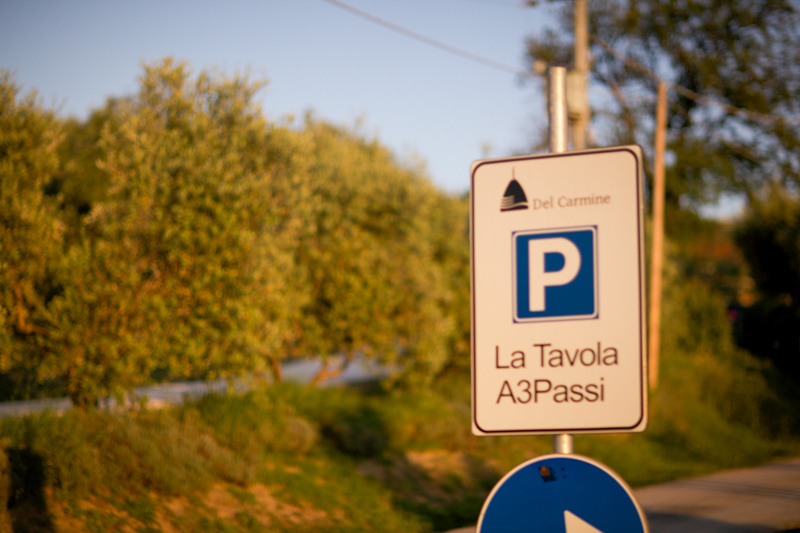 il ristorante dell'agriturismo, specialita' marchigiane a base di olio d'oliva prodotto in loco, gustosissimo!