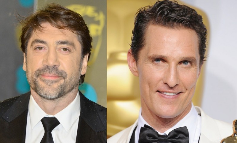 Javier Bardem e Matthew McConaughey: sono del 1969, hanno 45 anni