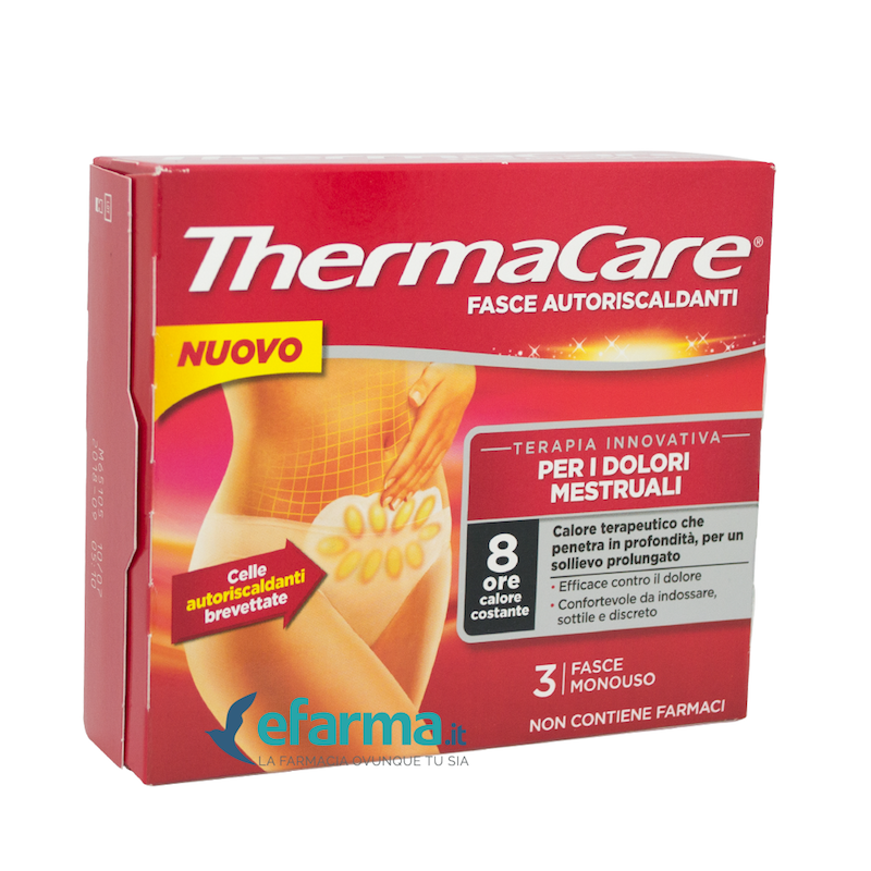 THERMACARE MENSTRUAL PER DOLORI MESTRUALI 3 FASCE AUTORISCALDANTI