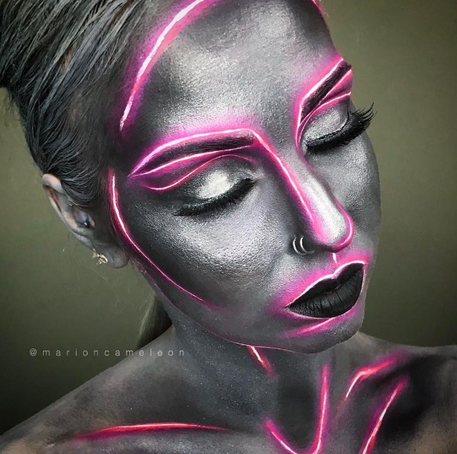 Cliomakeup-Neon-make-up-2