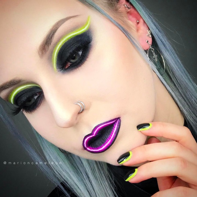 Cliomakeup-Neon-make-up-4