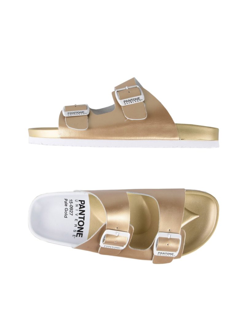 ClioMakeUp-sandali-pool-sandal-pantone-pale-gold