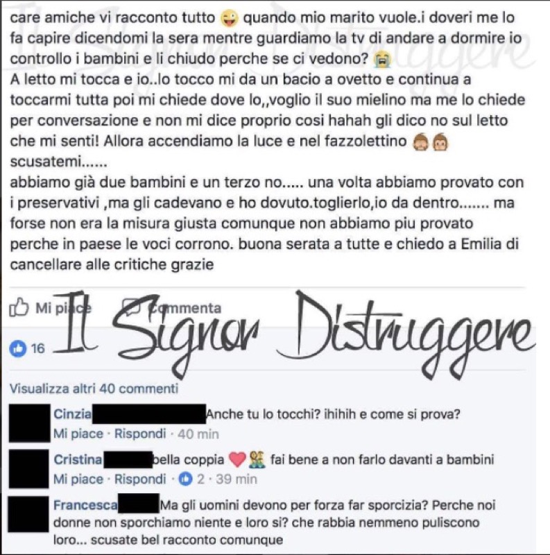 ClioMakeUp-signor-distruggere-mamme-pancine-facebook-gruppi-maternita-mestruazioni-post-hot