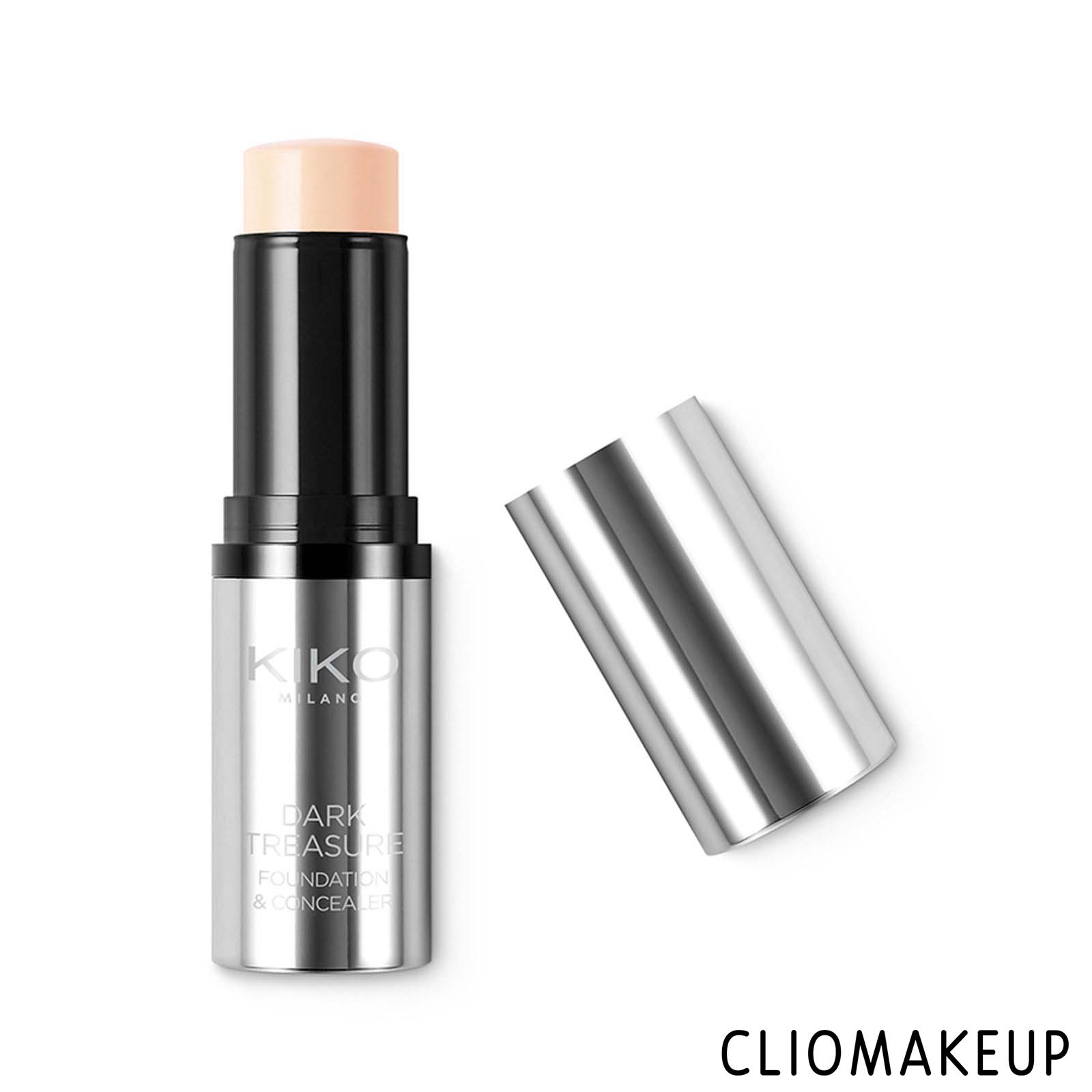 cliomakeup-recensione-fondotinta-kiko-dark-treasure-foundation-and-concealer-1