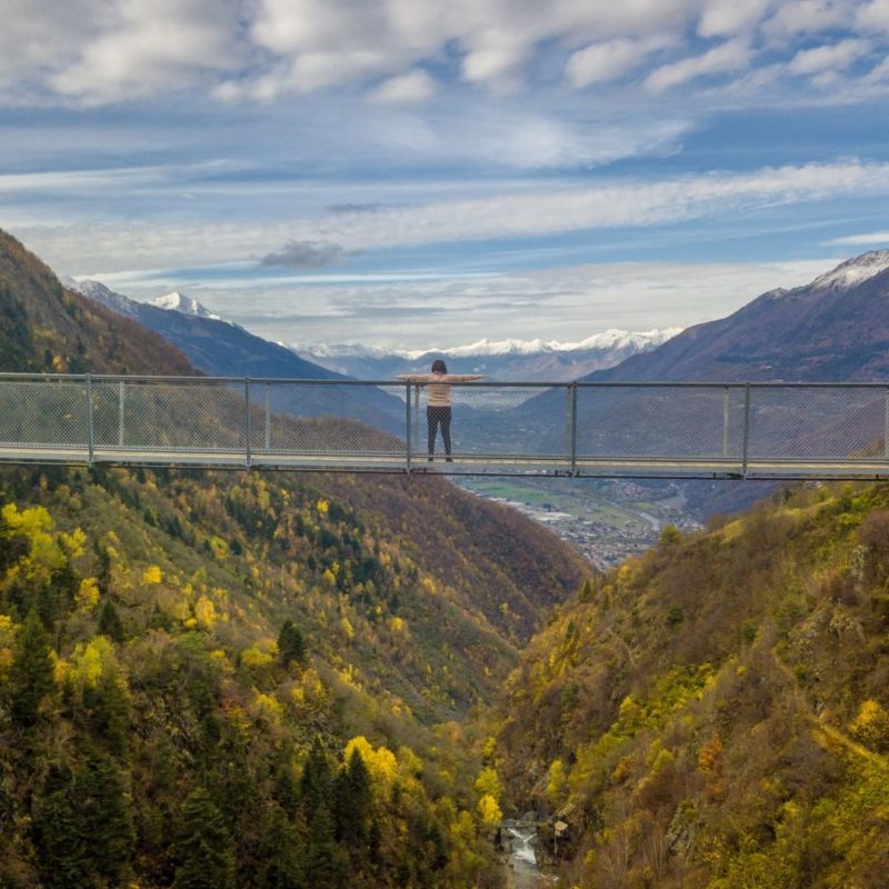 ponte dei morti 2019: il ponte tibetano in valtellina