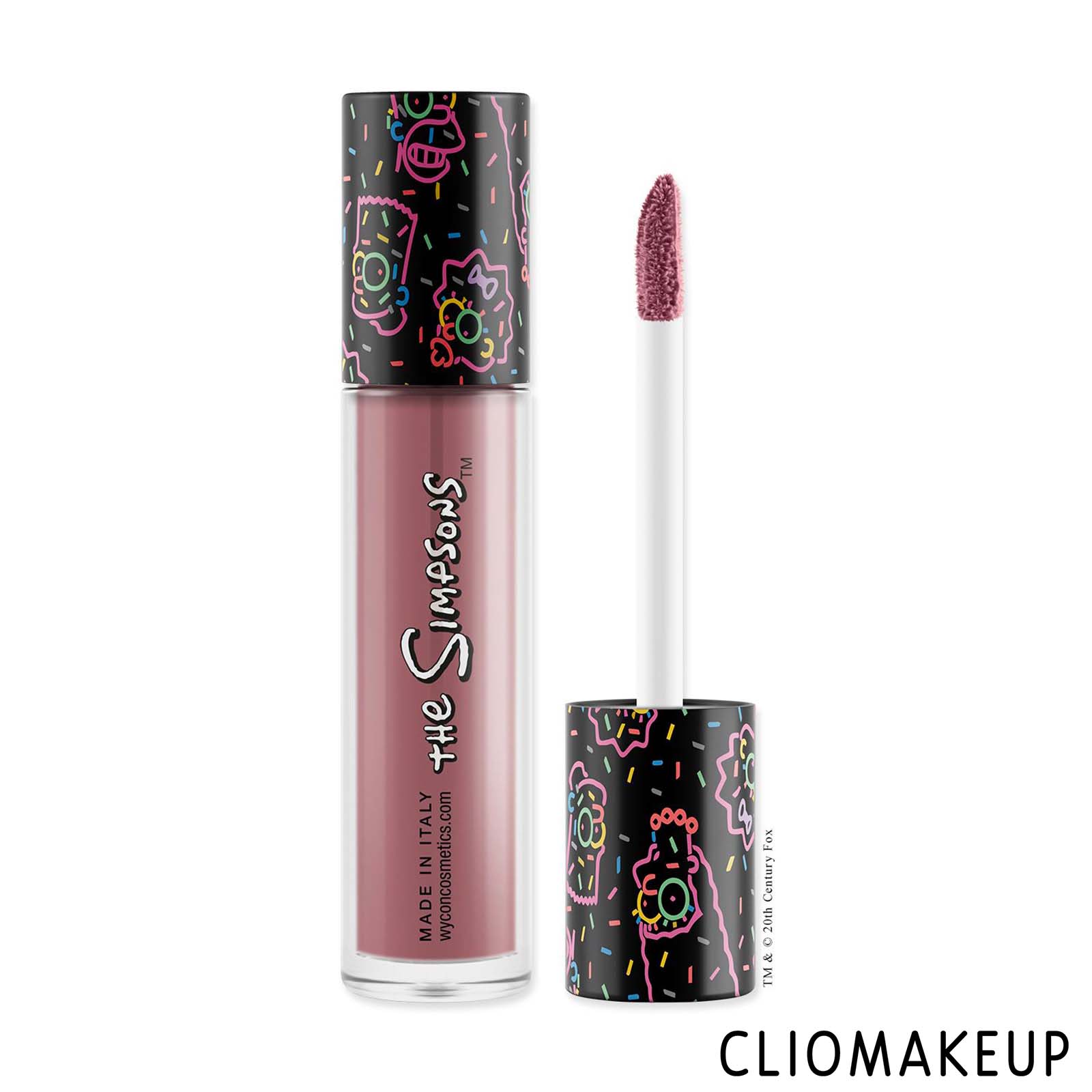 cliomakeup-recensione-rossetto-wycon-the-simpsons-long-lasting-liquid-lipstick-1