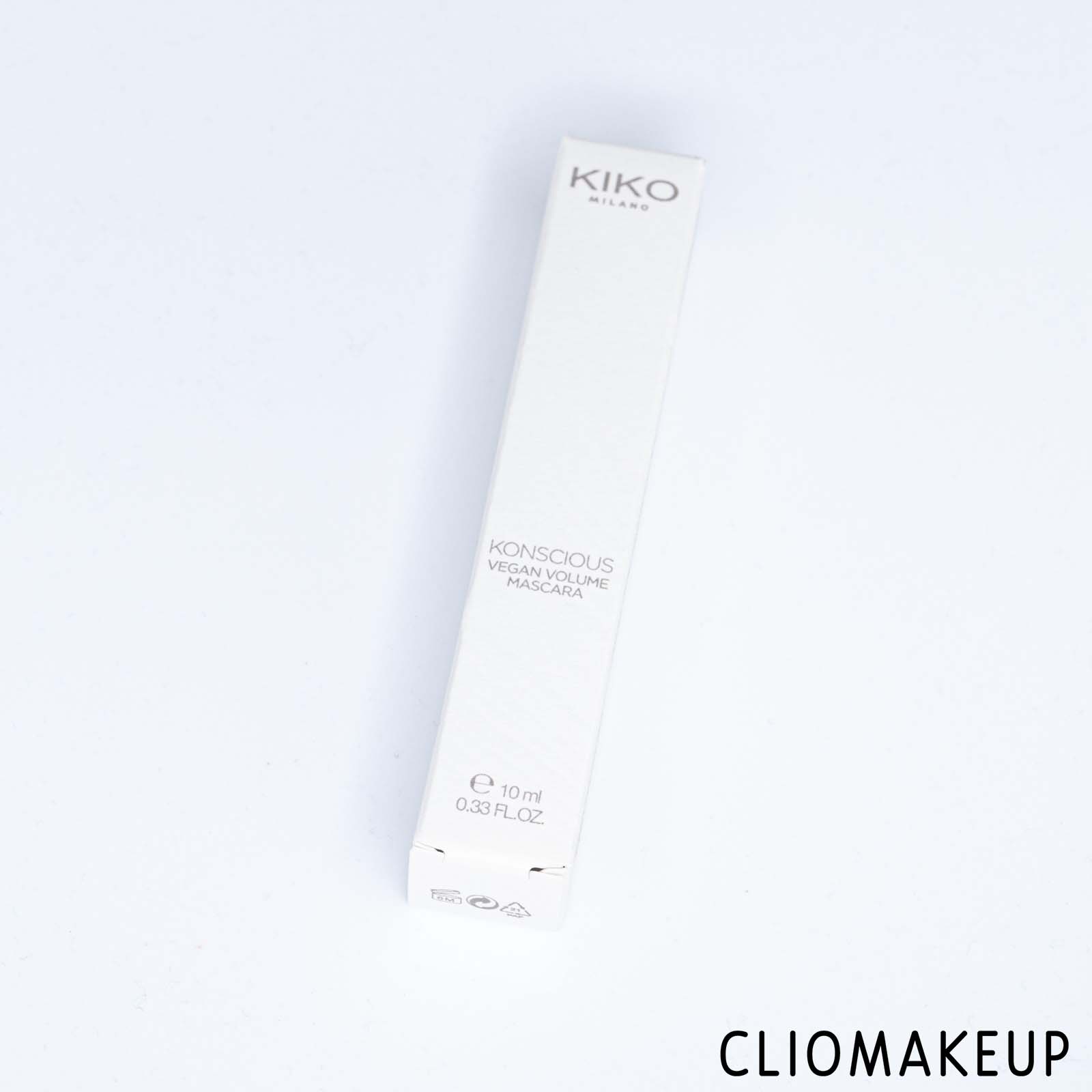 cliomakeup-recensione-mascara-kiko-konscious-vegan-volume-mascara-2