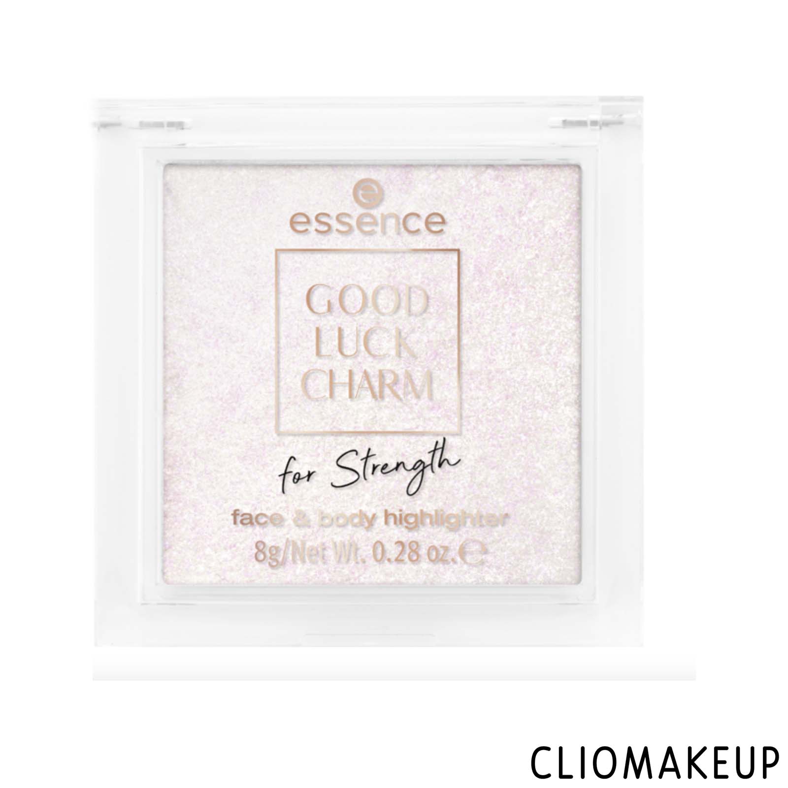 cliomakeup-recensione-Illuminante-essence-good-luck-charm-for-strength-face-and-body-highlighter-1