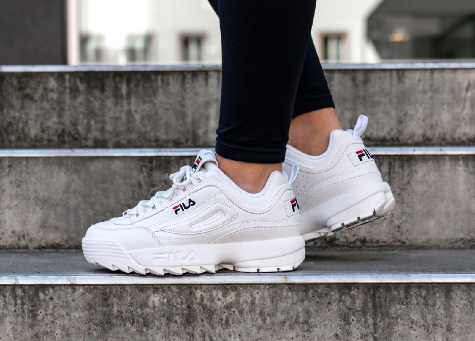 Cliomakeup-sneakesr-bianche-primavera-2021-Fila-Disruptor