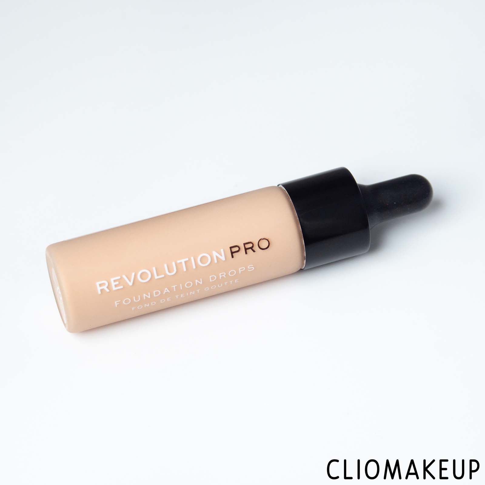 cliomakeup-recensione-fondotinta-revolution-pro-foundation-drops -4