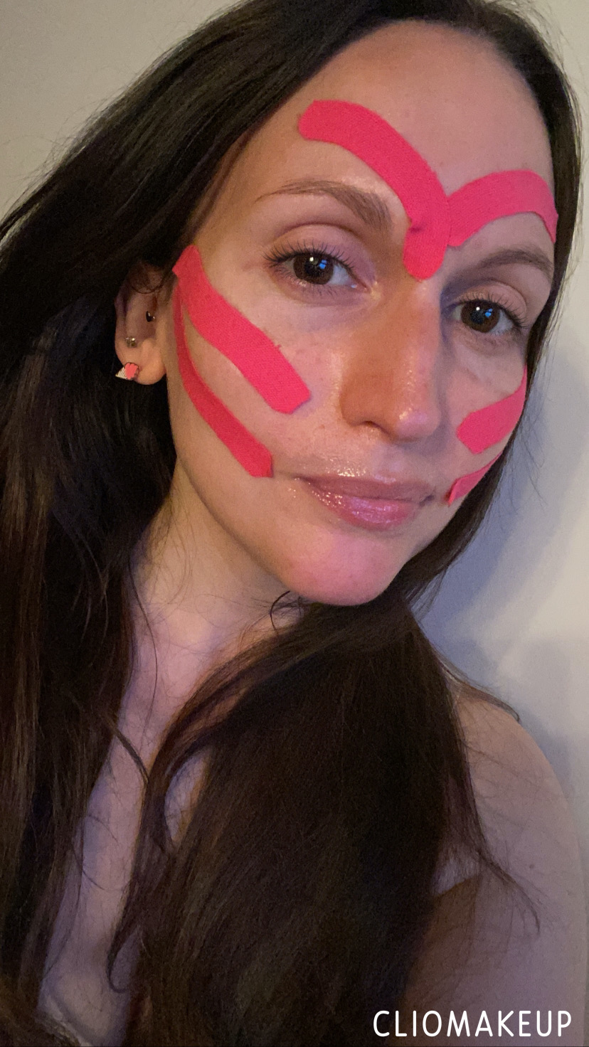 Cliomakeup-face-taping-team-clio-ilaria-tape-indossati