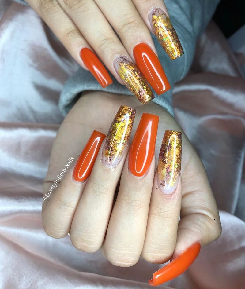 cliomakeup-pumpkin-nails-dorate