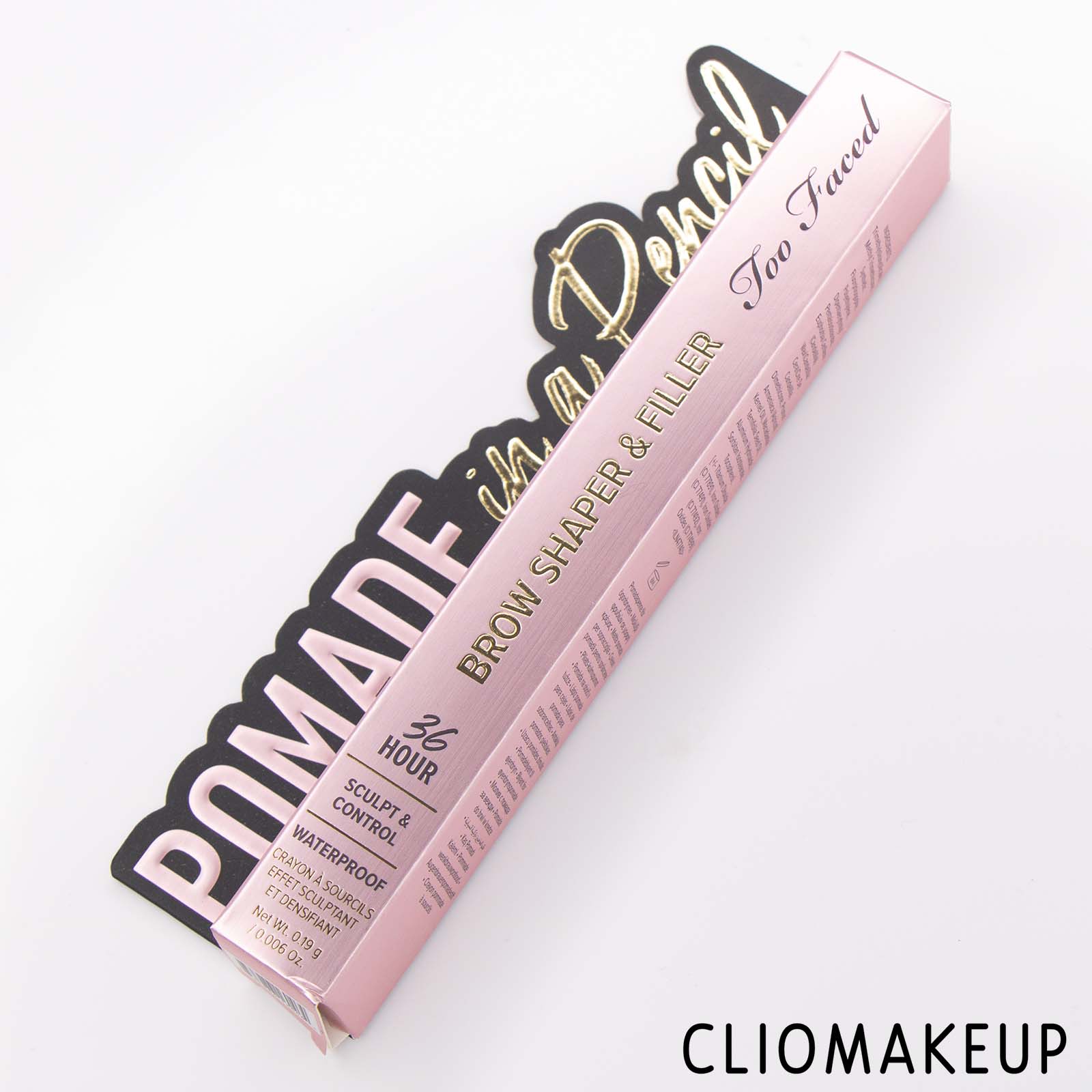 Cliomakeup-Recensione-Matita-Sopracciglia-Too-Faced-Pomade-In-A-Pencil-Brow-Shaper-E-Filler-Waterproof -2