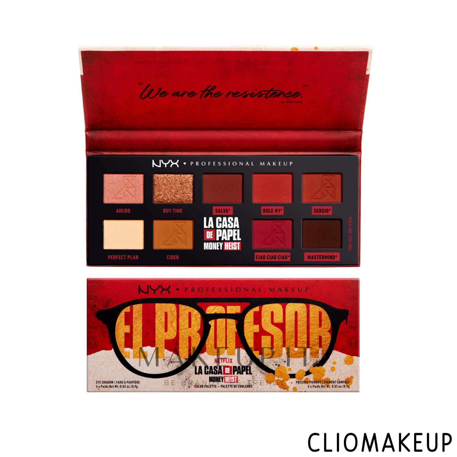 cliomakeup-recensione-palette-nyx-la-casa-de-papel-el-profesor-color-palette-1