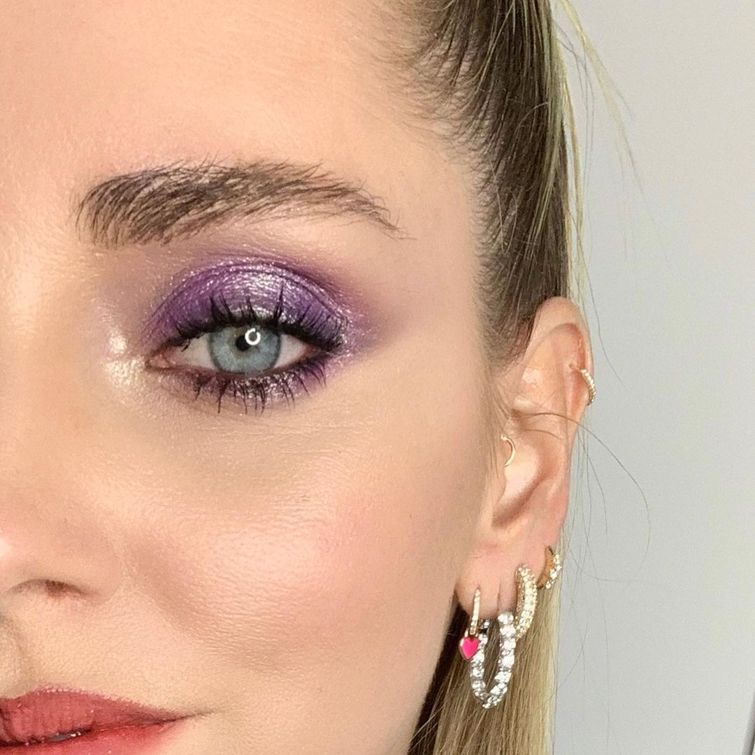 Cliomakep-trucco-30-anni-smokey-eyes-viola-glitter