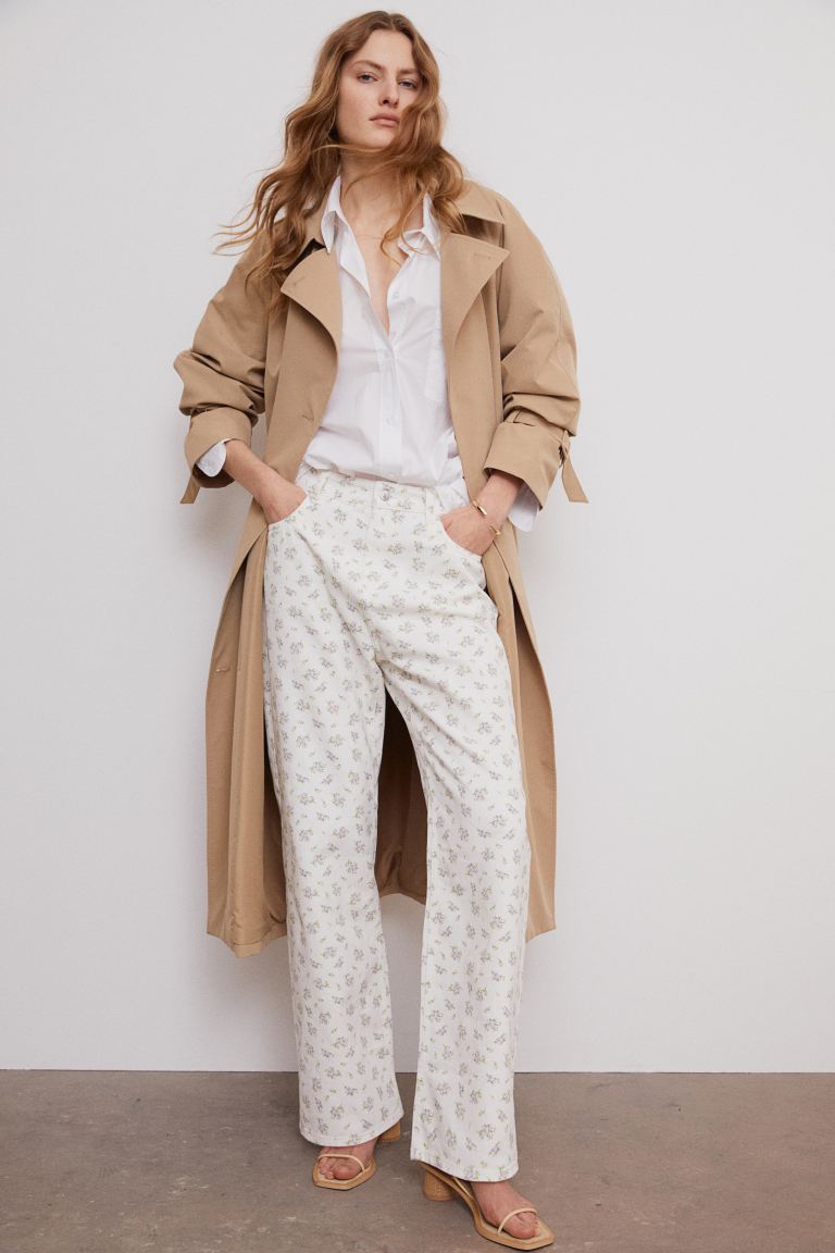 Cliomakeup-outfit-primavera-2022-Hm-High-Waist-Twill-trousers