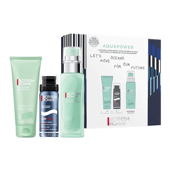 Cliomakeup-regali-beauty-festa-del-papa-2022-BIOTHERM-Aquapower-Trio-Set-Fdp