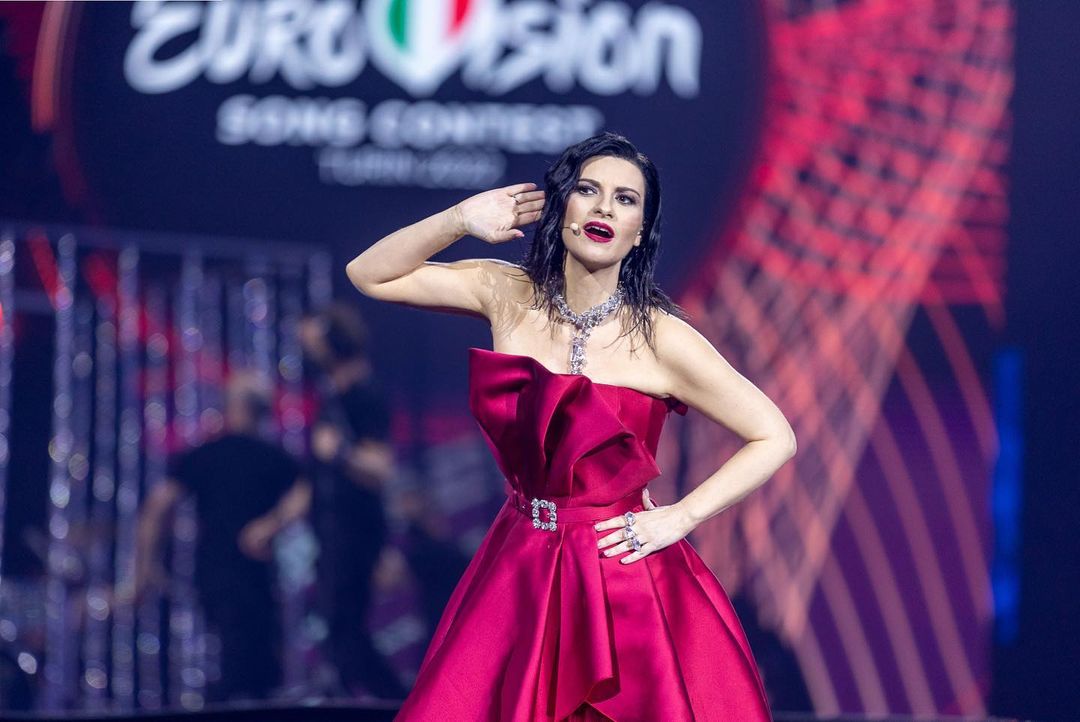 Cliomakeup-beauty-look-eurovision-song-contest-2022-laura-pausin-seconda-semifinale-makeup