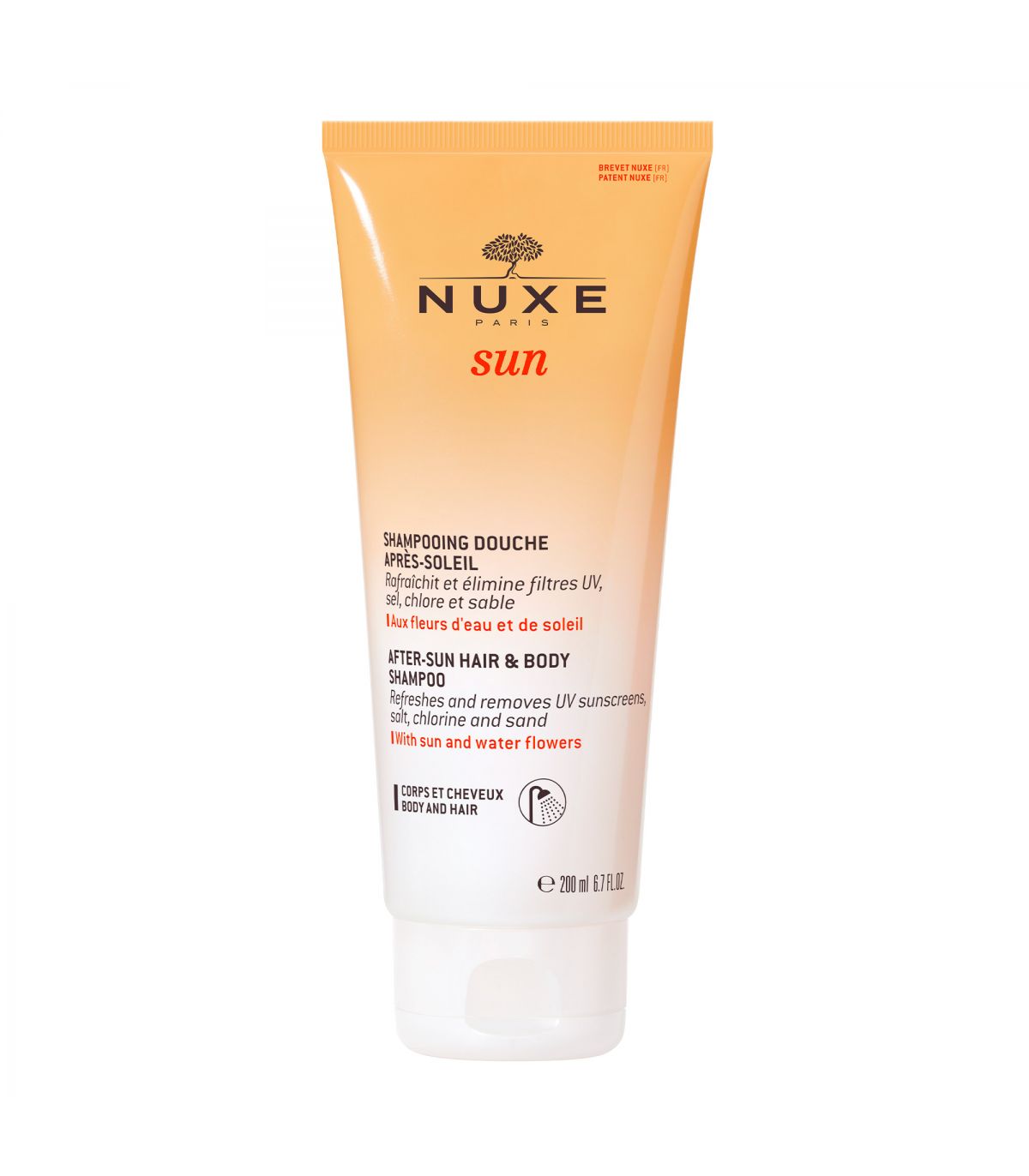 Cliomakeup-prodotti-capelli-doposole-2022-NUXE-Sun-shampoo-doccia-doposole