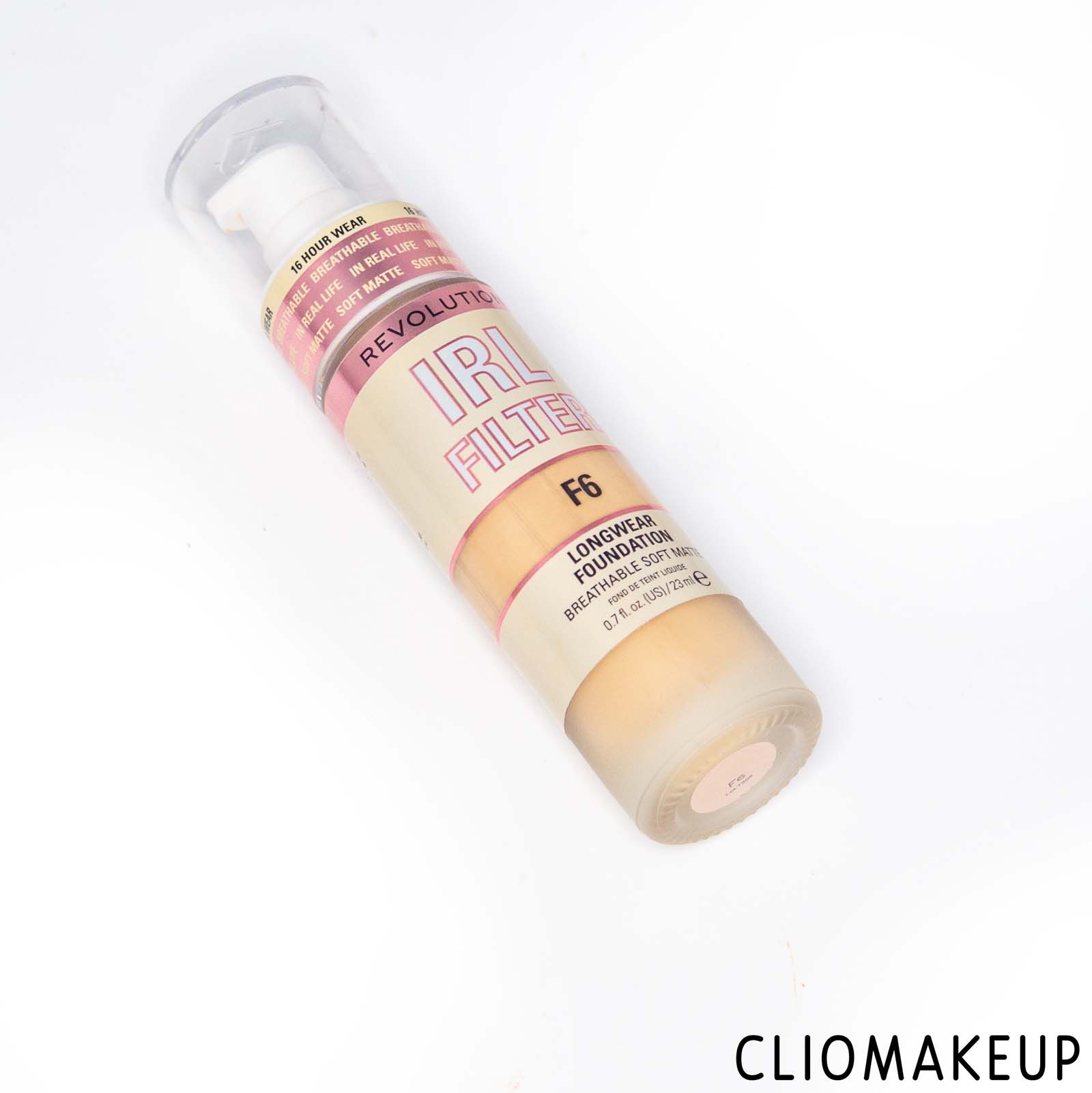 cliomakeup-recensione-fondotinta-revolution-irl-filter-longwear-foundation-2