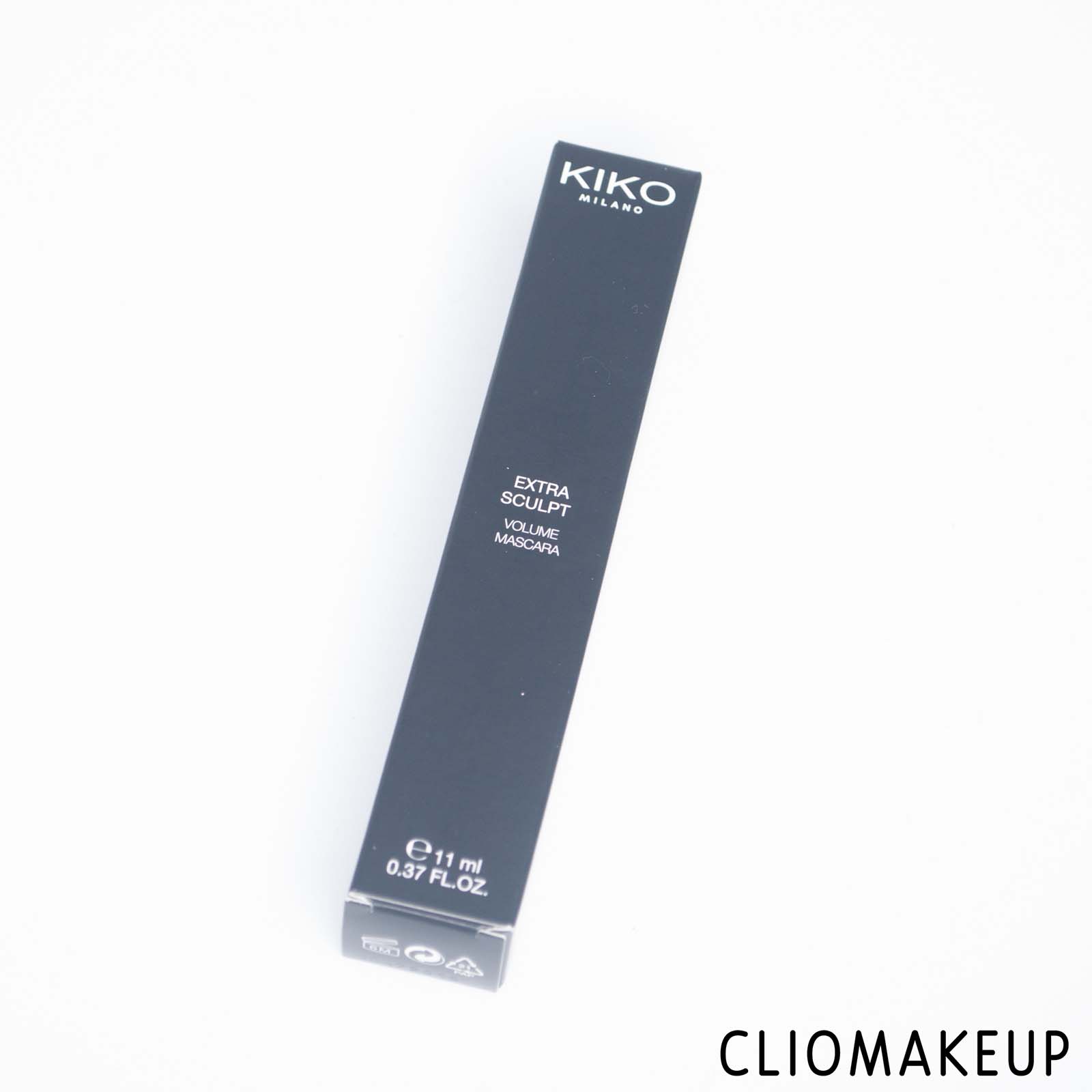 cliomakeup-recensione-mascara-kiko-extra-sculpt-volume-mascara-2