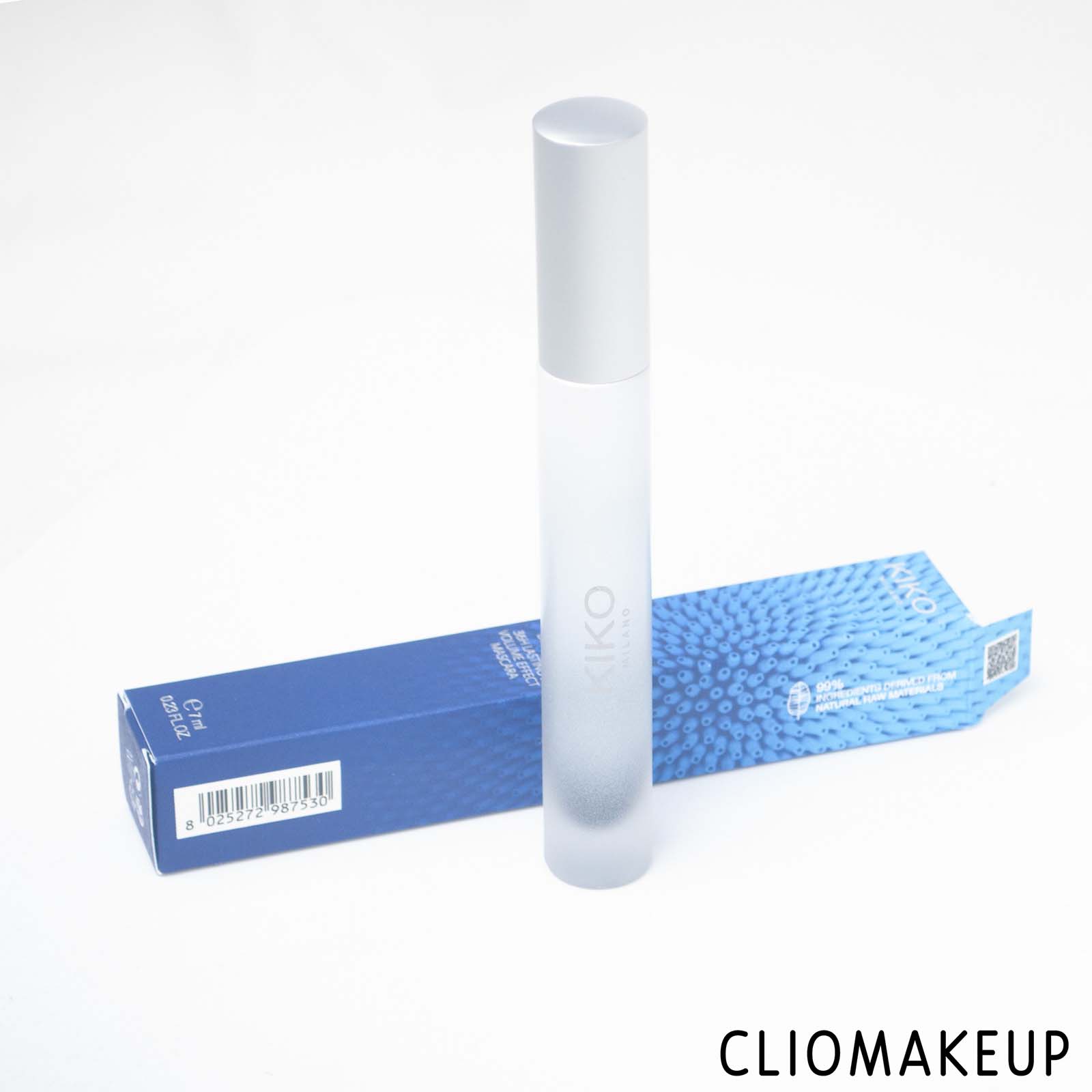 cliomakeup-recensione-mascara-kiko-blue-me-36h-lasting-e-volume-effect-mascara-4