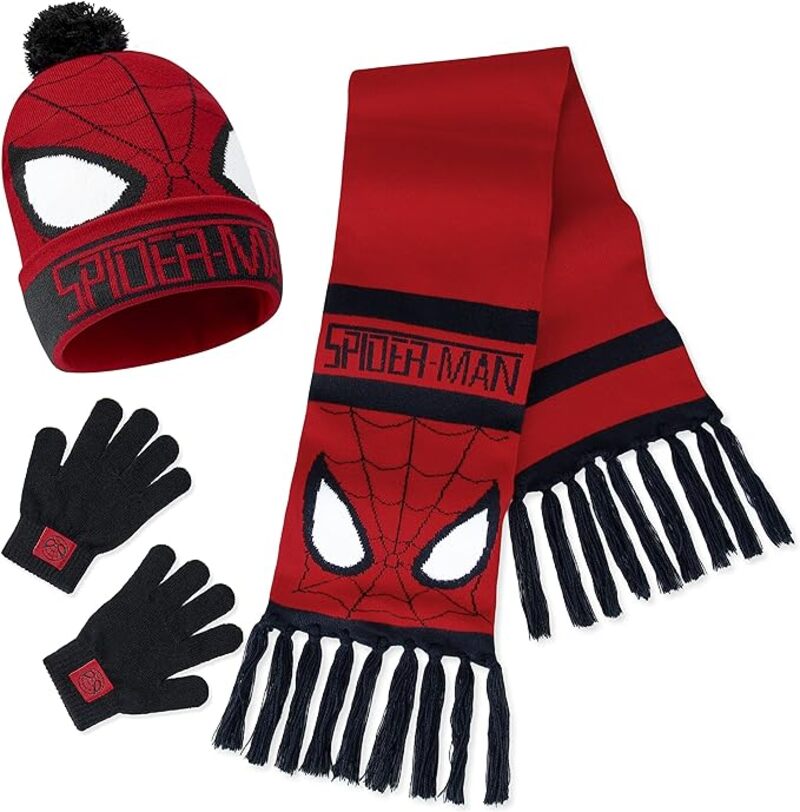 cliomakeup-regali-natale-2023-bambini-marvel-set-cappello-sciarpa-guanti-spiderman