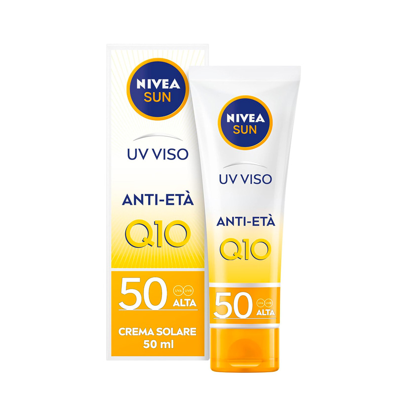 cliomakeup-creme-solari-viso-2024-pelle-matura-nivea-sun-anti-eta-q-10