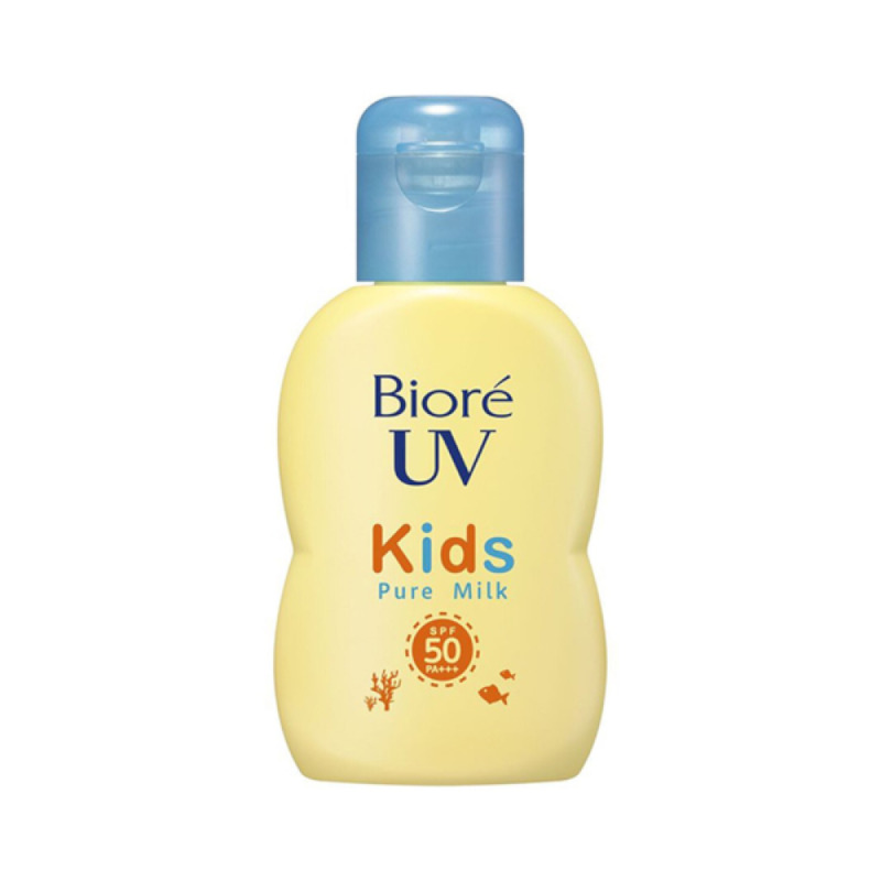 cliomakeup-creme-solari-bambini-2024-biore-uv-kids-pure-milk