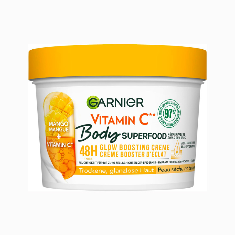 cliomakeup-creme-corpo-profumate-pelle-matura-garnier-vitamin-c-body-superfood