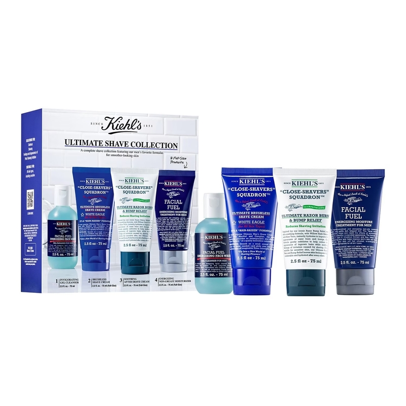 cliomakeup-prodotti-depilazione-uomo-2024-kiehls-men-shave-ultimate-set