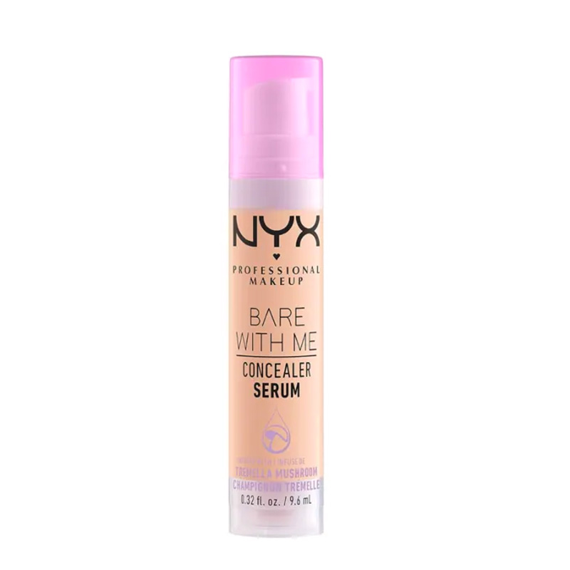 cliomakeup-trucco-base-viso-che-invecchia-nyx-bare-with-me-concealer-serum