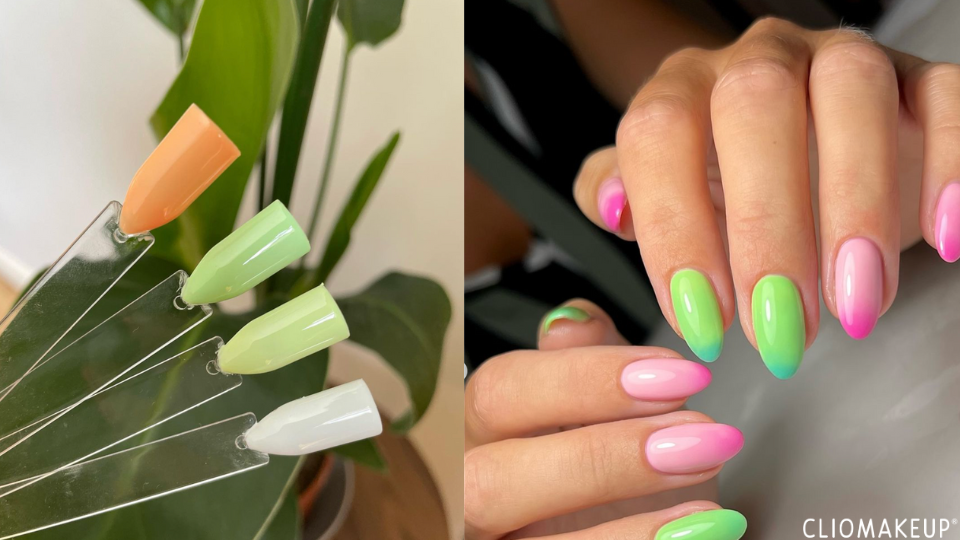 Cliomakeup-Matcha-Nails-2024-la-tendenza-colore-tè-abbinamento-colori